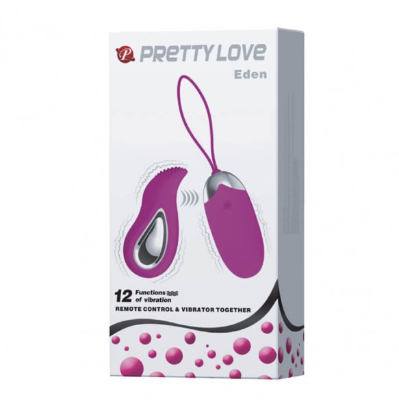 PRETTY LOVE - Fairy Wireless Remote Vibrating Egg (Chargeable - Purple)